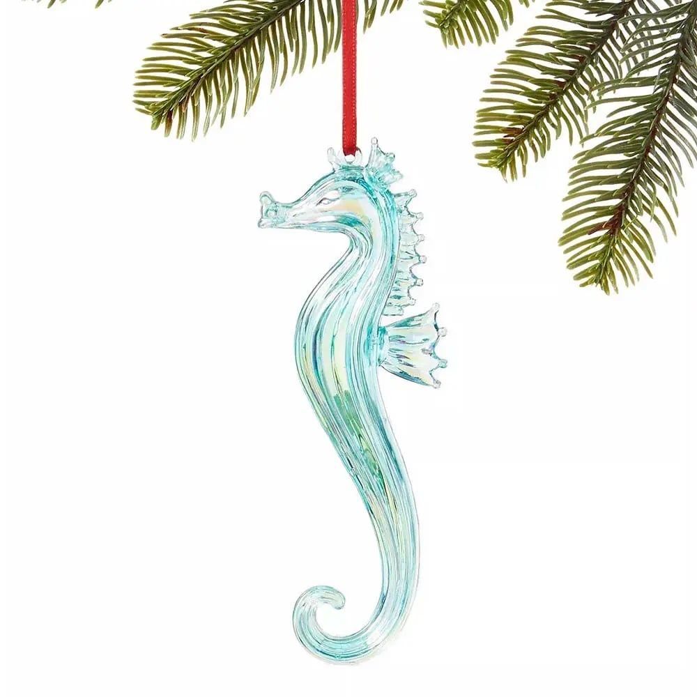 Macy’s Holiday Lane Seaside Blue Seahorse Christmas tree Ornament